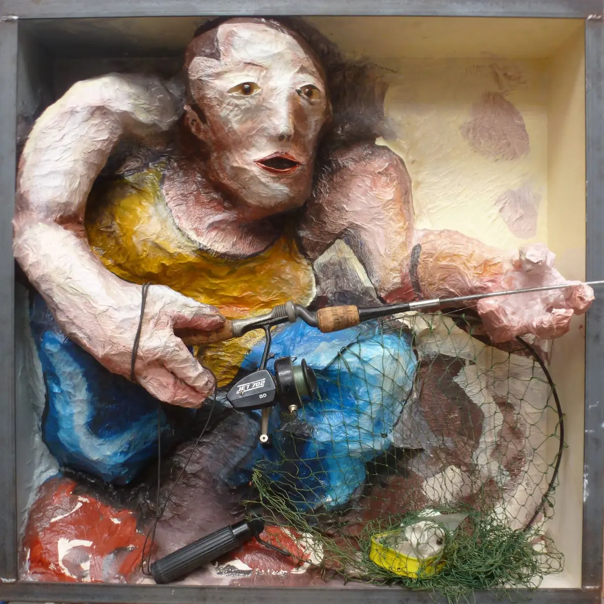 Atelier sculpture_le pêcheur_Lezoom sur l'art