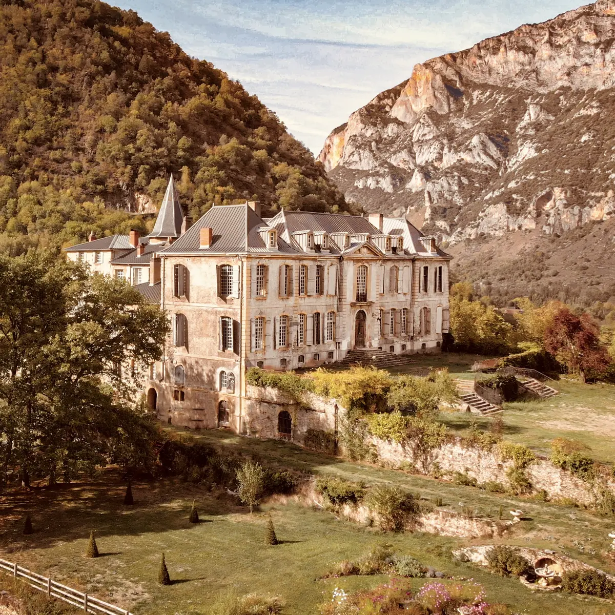 photo ancienne du chateau
