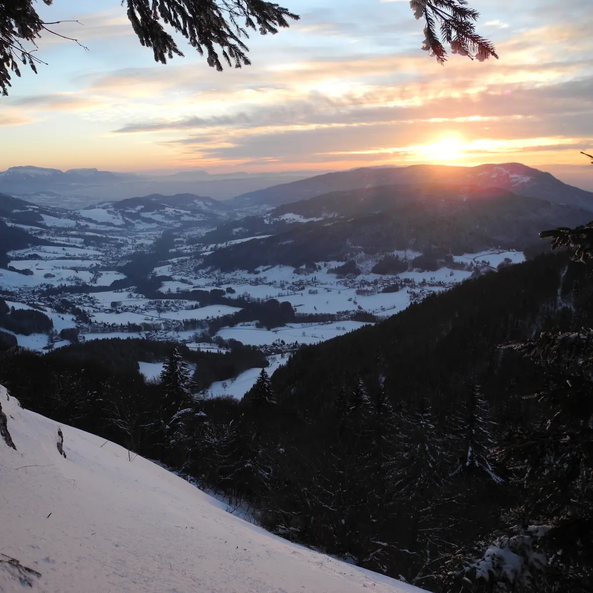 Vue sur la Vallée Verte
