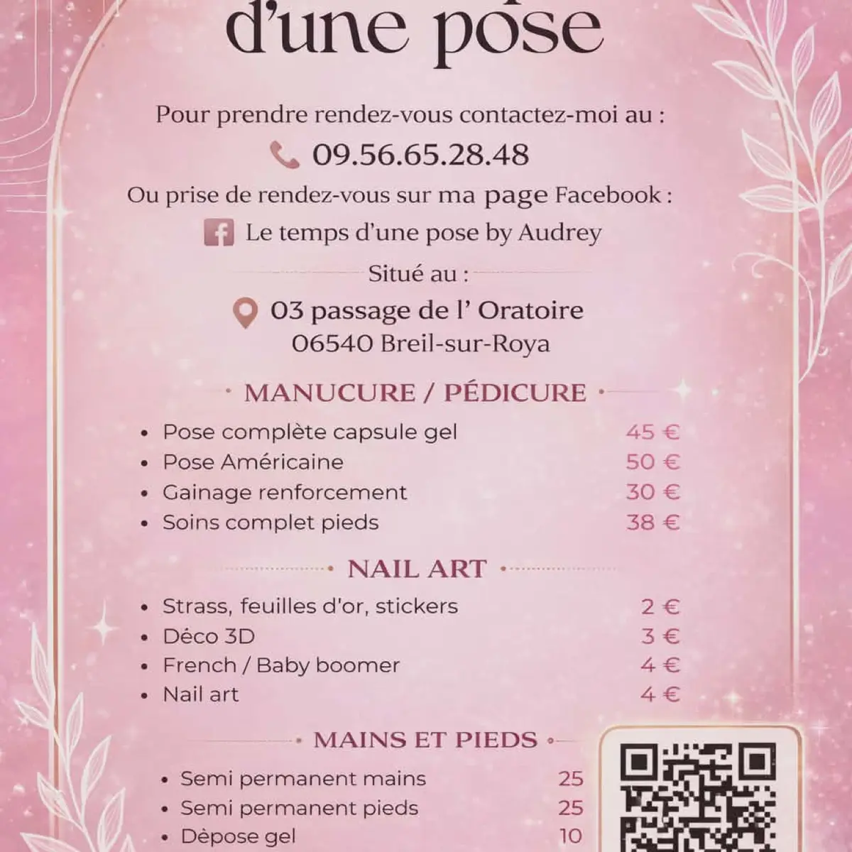 Onglerie Le temps d'une pose_Breil-sur-Roya