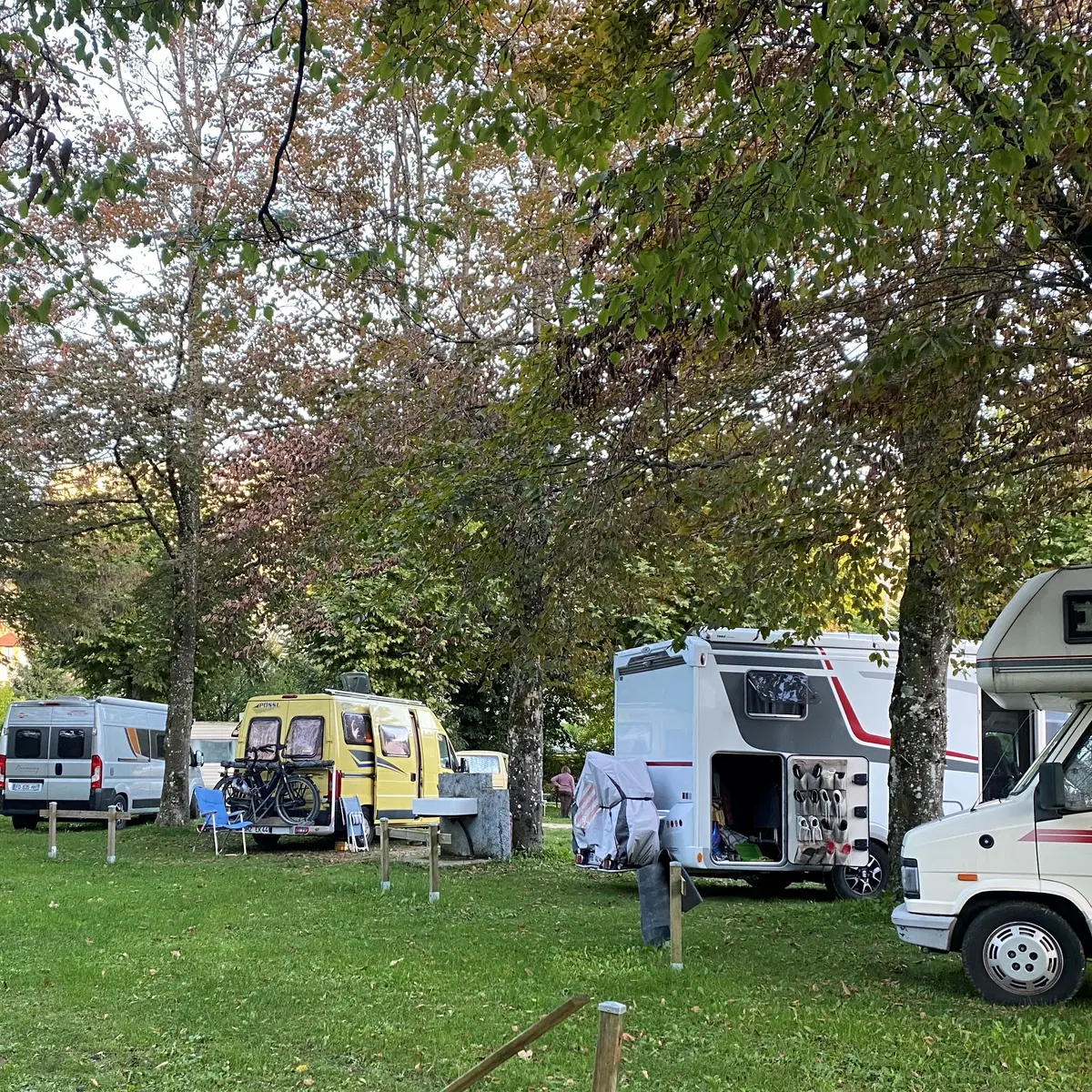 Emplacement camping-car