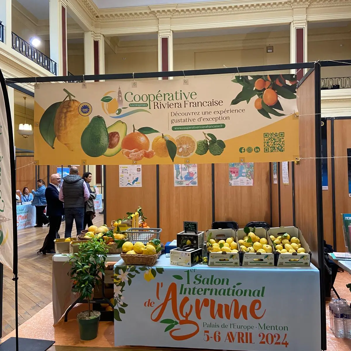 La Coopérative au Salon international de l'Agrume - Menton