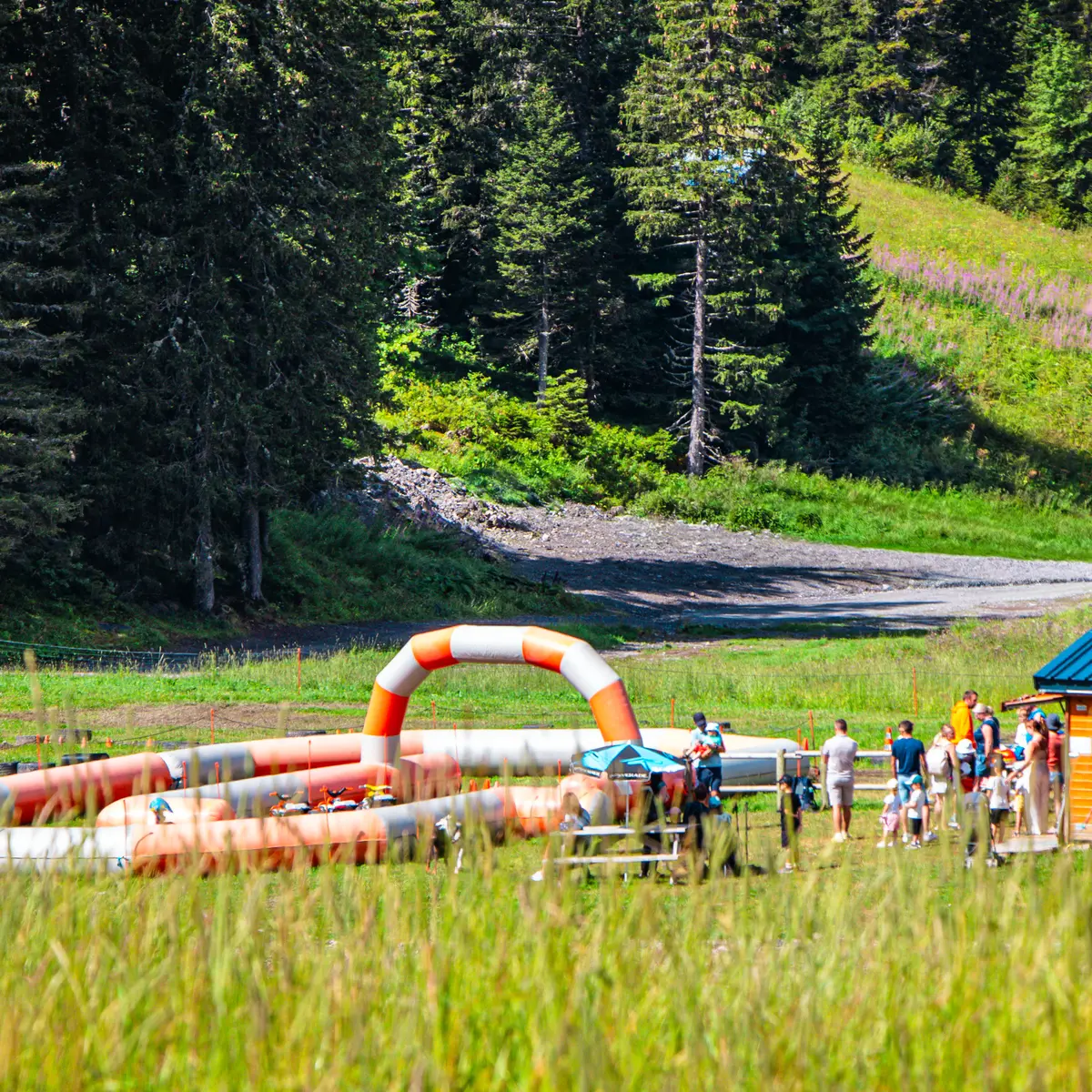View of the circuit from Flaine Forum