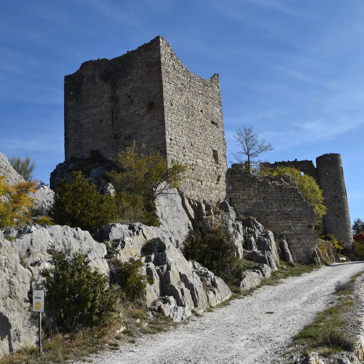 Ruines du château de Bargème