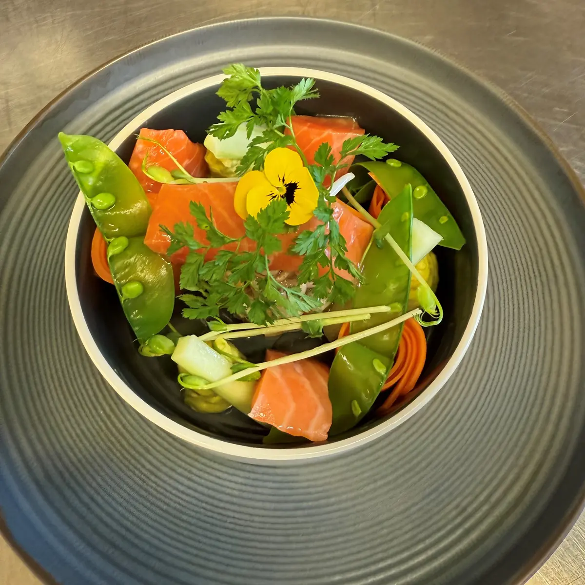 Salade au saumon