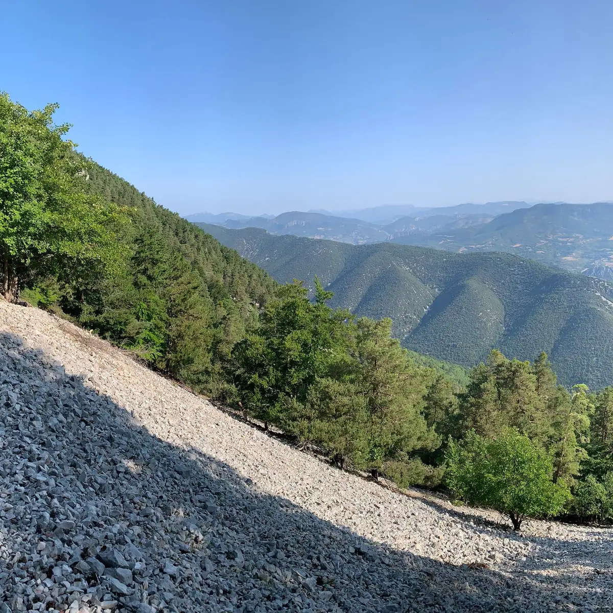 Vue depuis l'ascension