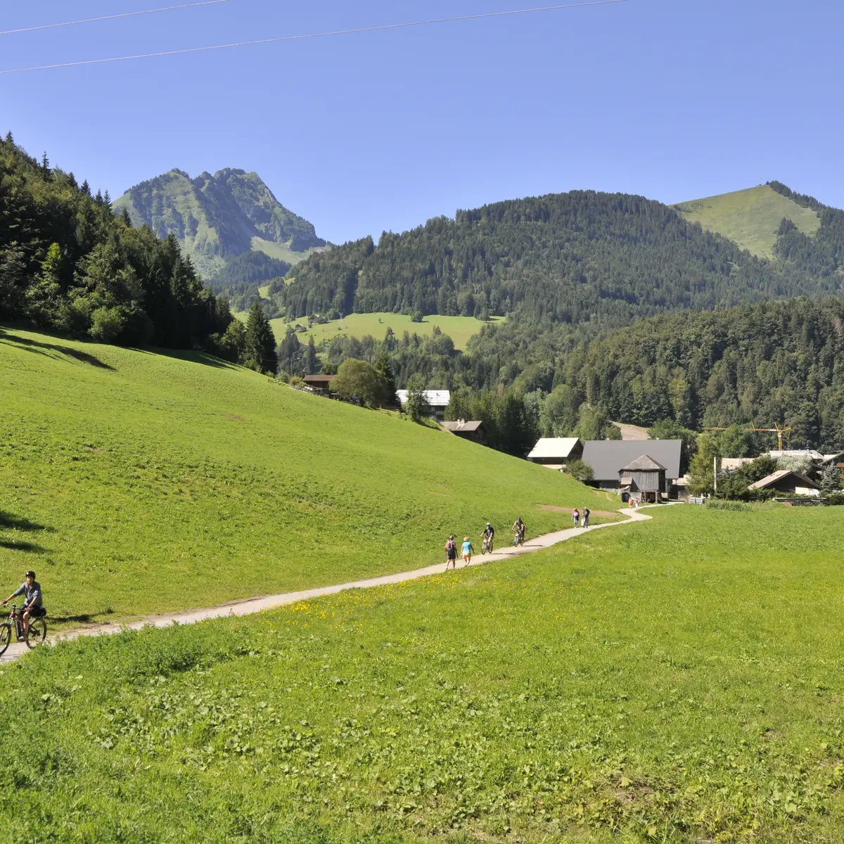 En arrivant à Abondance