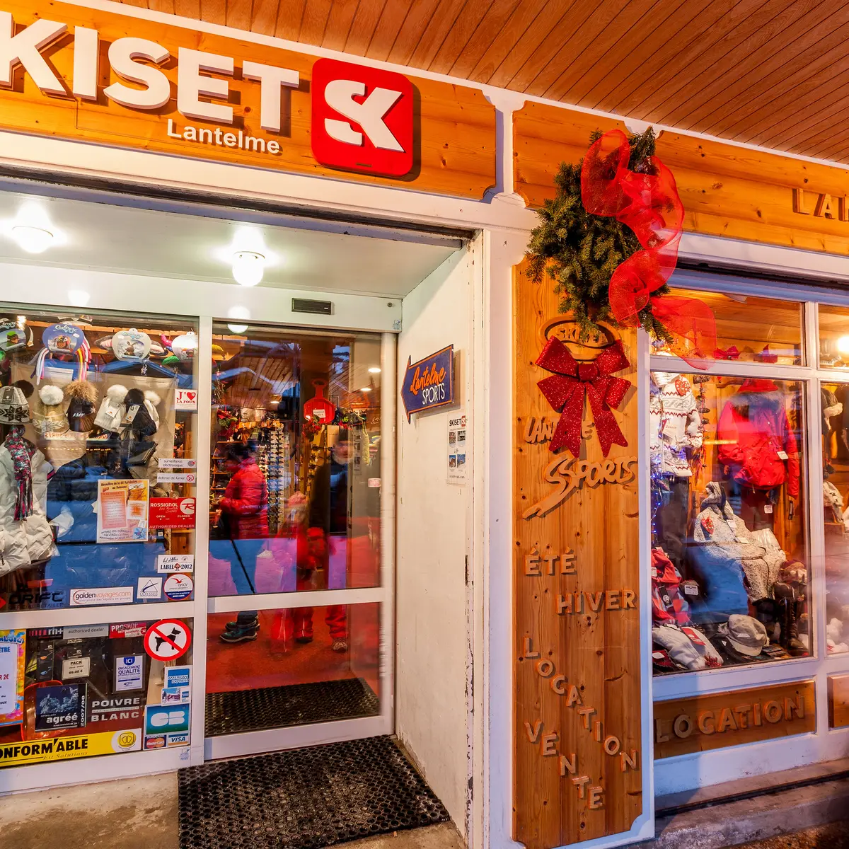 Val d'Allos, magasin lantelme sports skiset