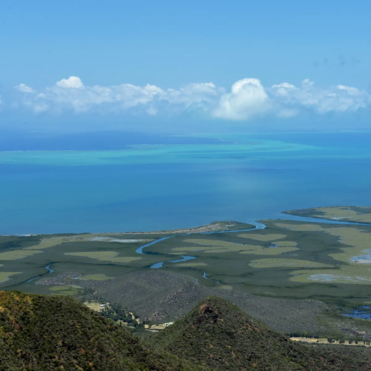 paysage, randonnée pédestre, libre, voh, paysage