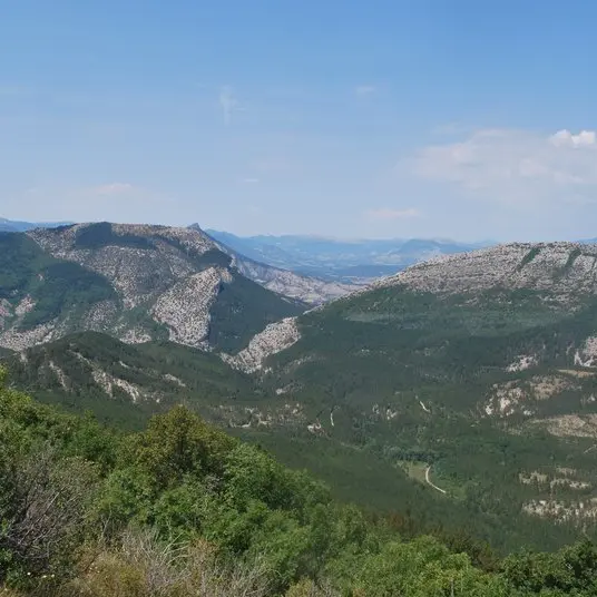 Le Cirque de Saint-Genis depuis la crête