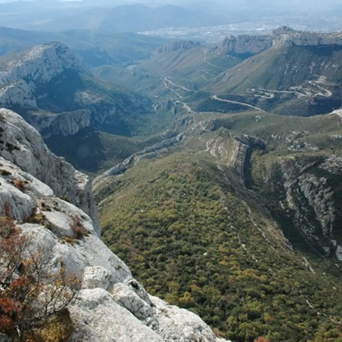 La vue depuis le Pic de Bertagne