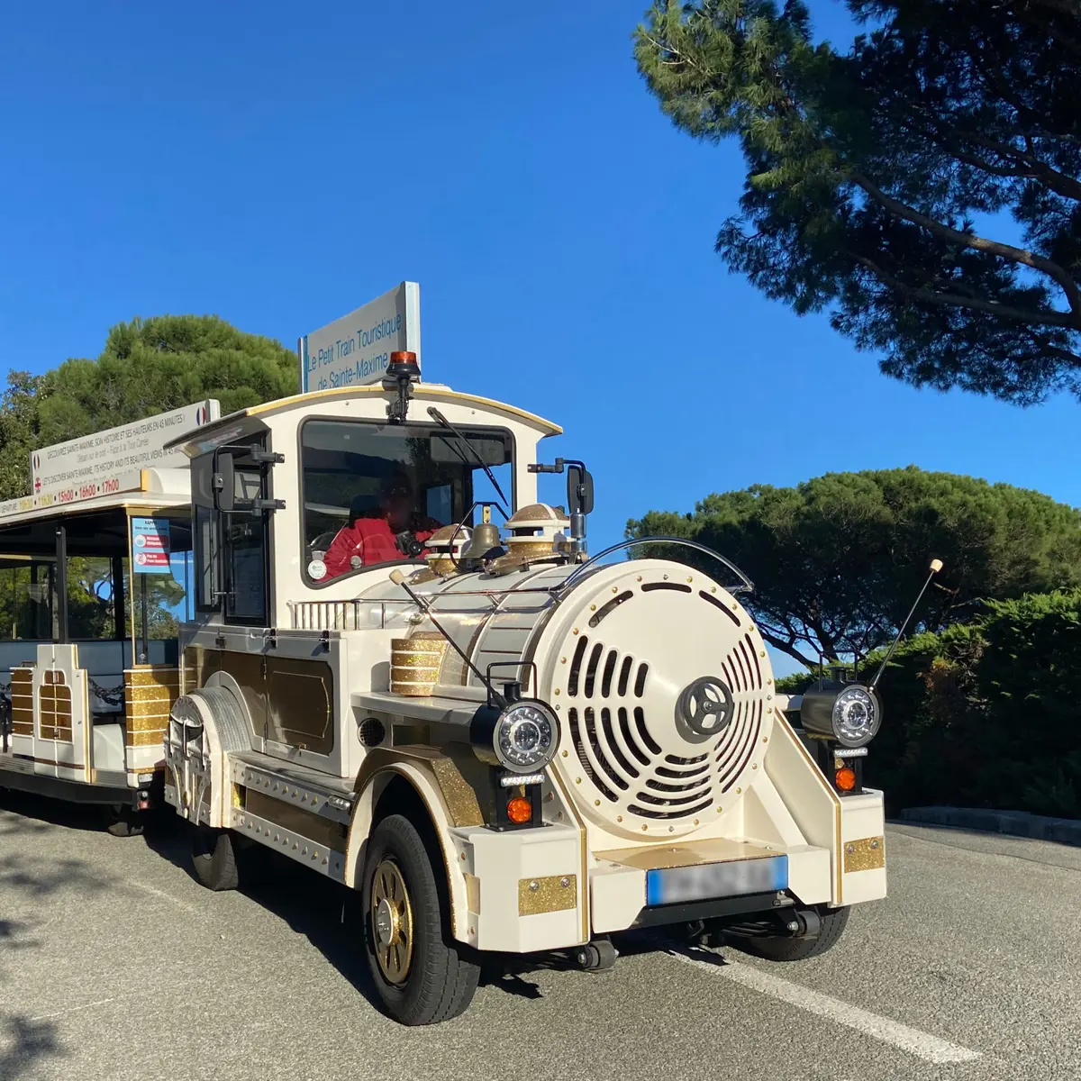 Sainte-Maxime en petit train touristique