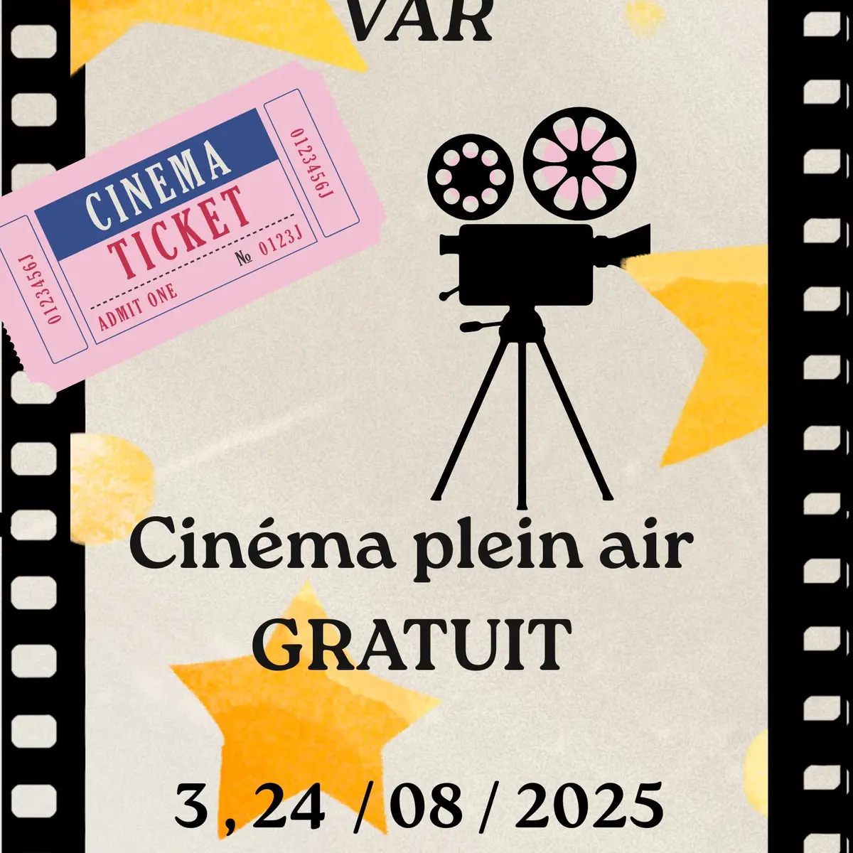 3 et 24 août 2025