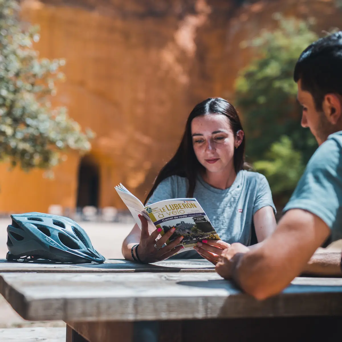 Les ocres à vélo - Mines de Bruoux