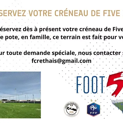 Location de terrain de foot à 5 par le Football Club Réthais_Saint-Martin-de-Ré