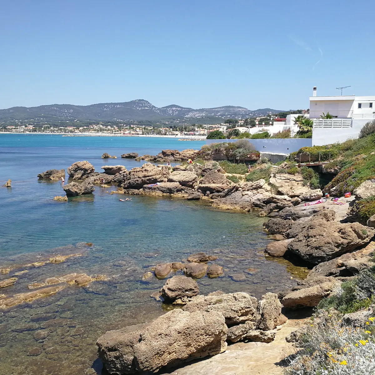 plusieurs petites criques