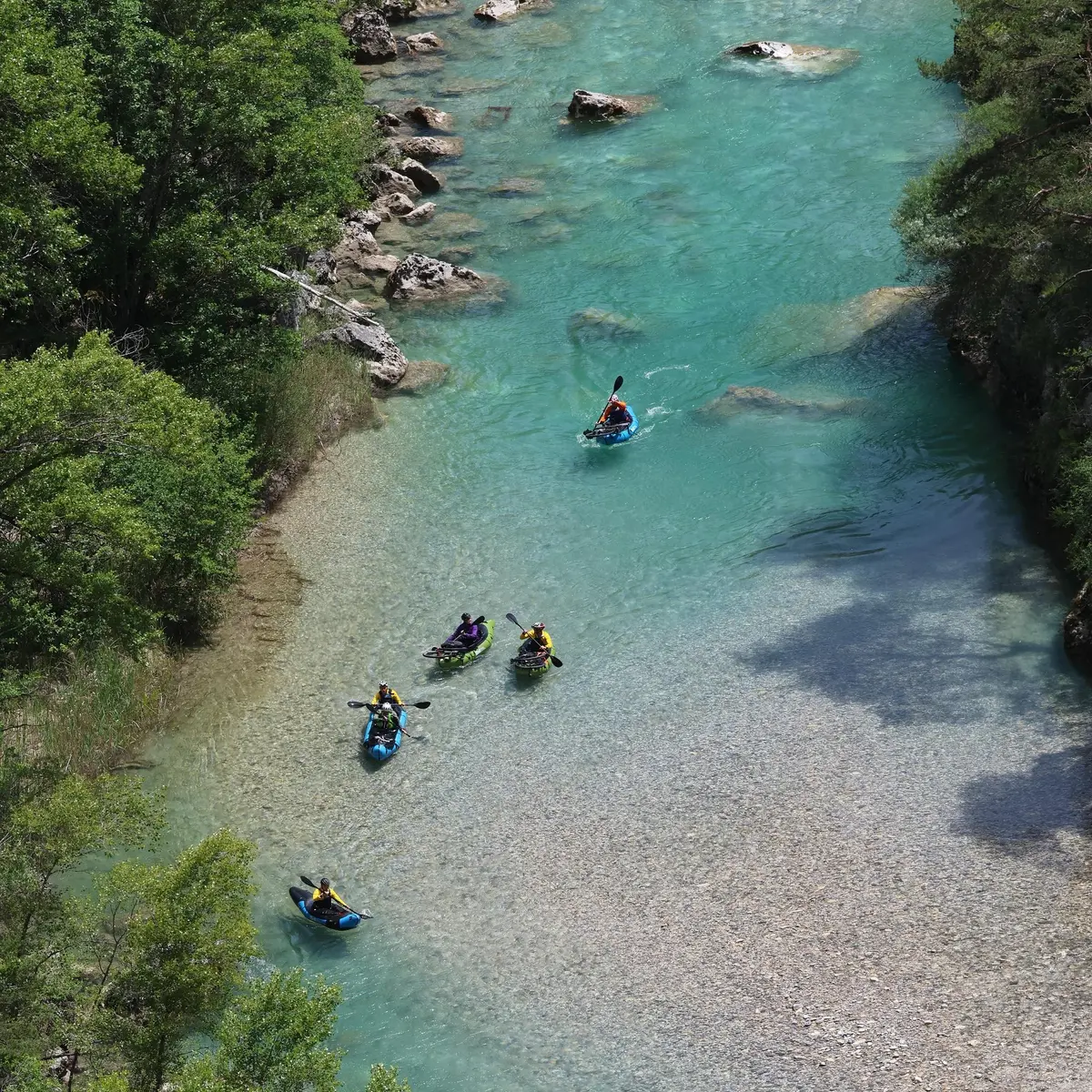 Sortie packraft Verdon