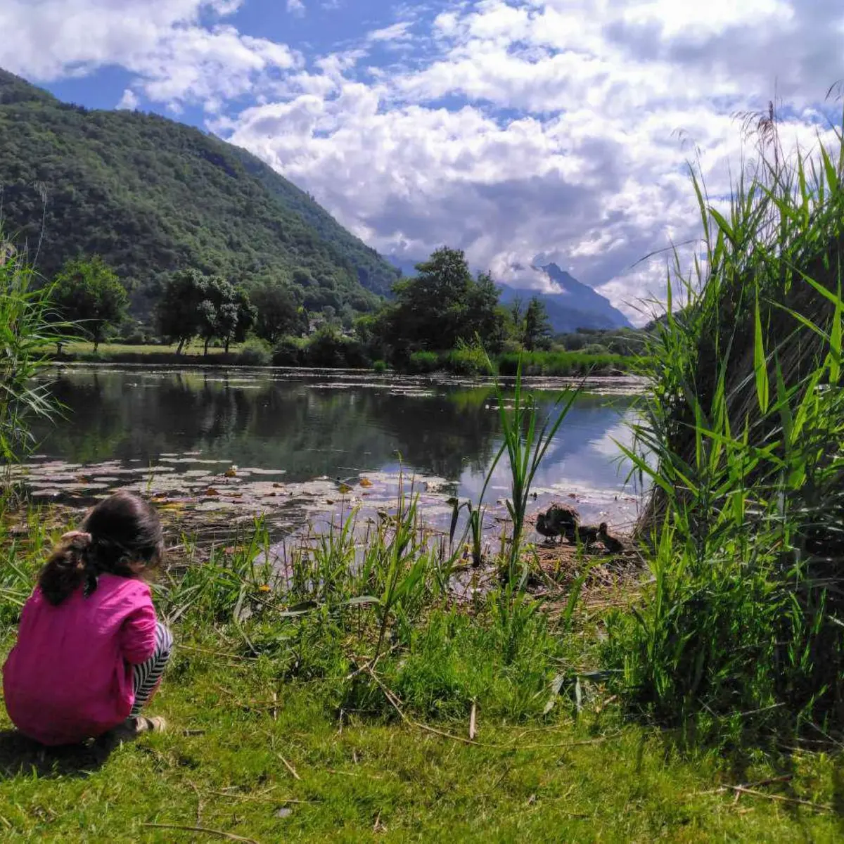 Au bord du lac de Vallon