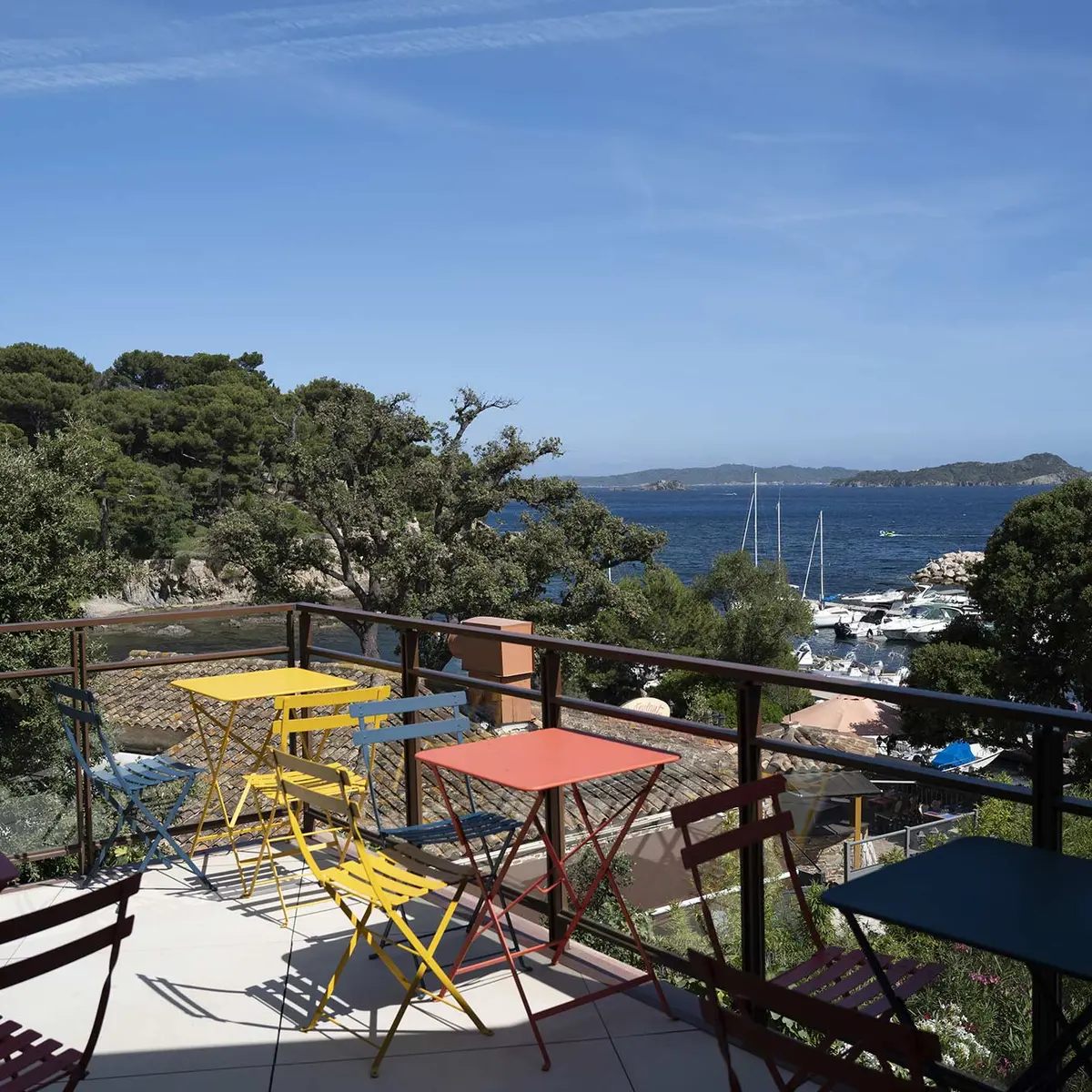 Depuis la terrasse du musée