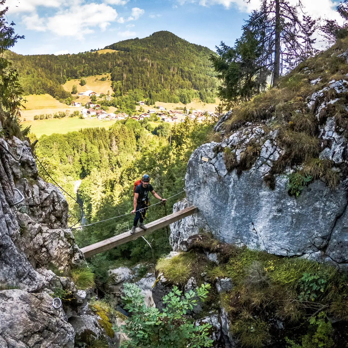 Via ferrata Cascade des Nants