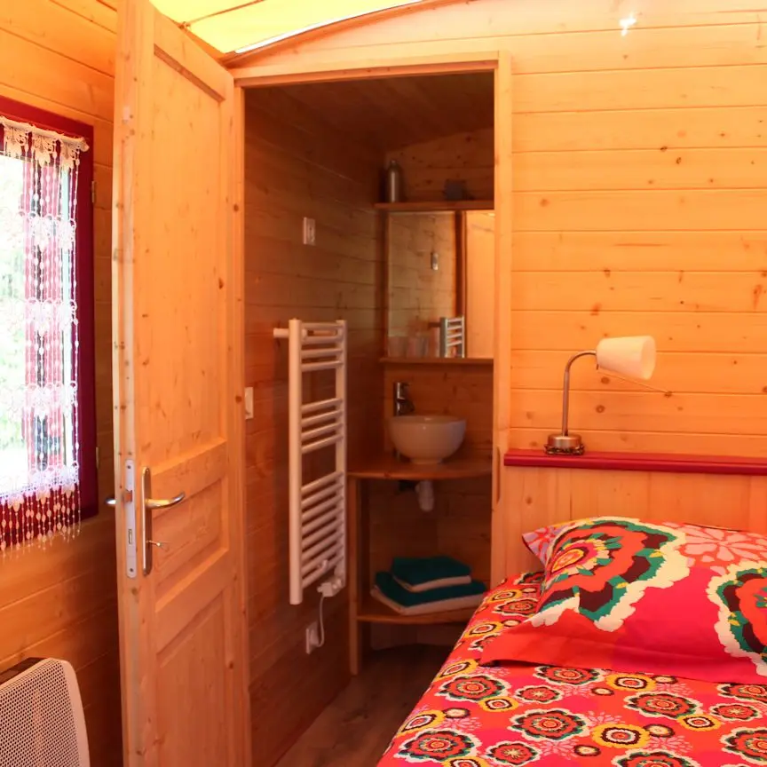 Intérieur roulotte Esméralda