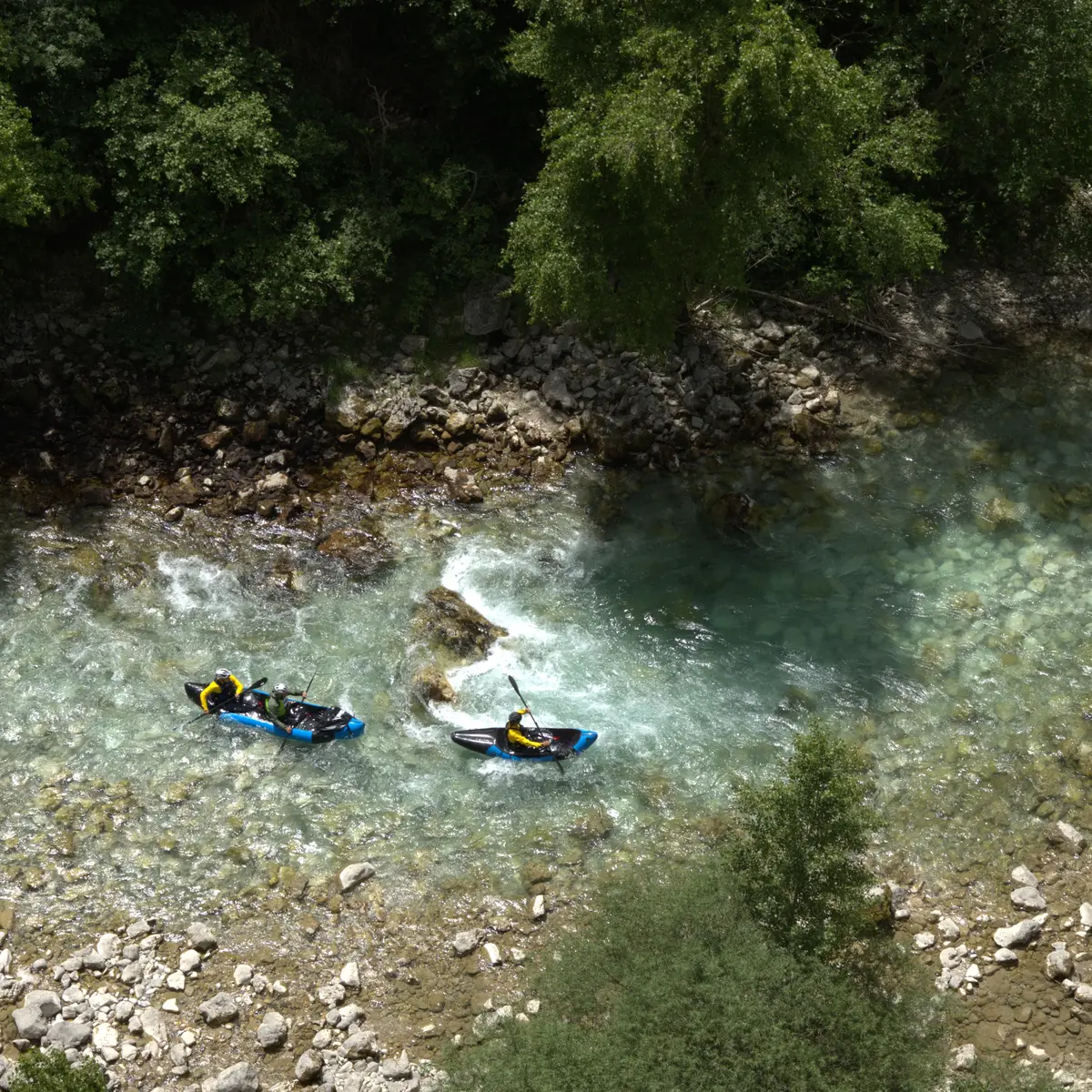 Sortie packraft Verdon