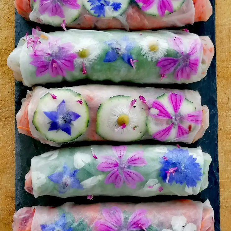 Rouleaux de Printemps Fleuris