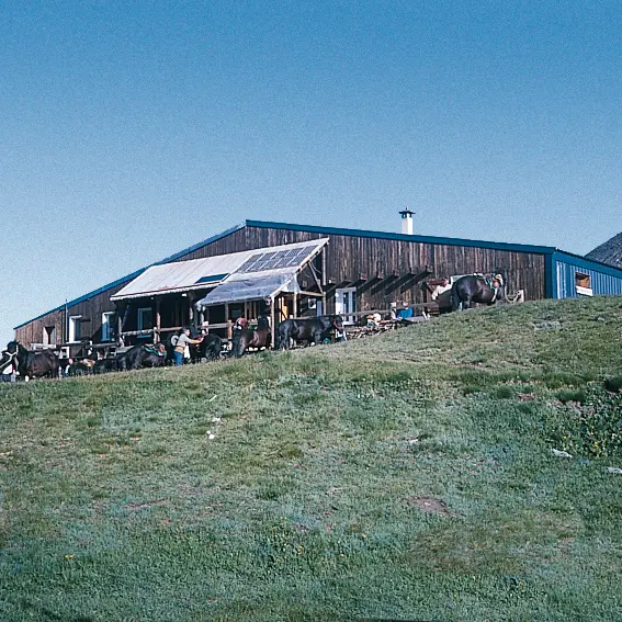 Extérieur été du Refuge Agnel