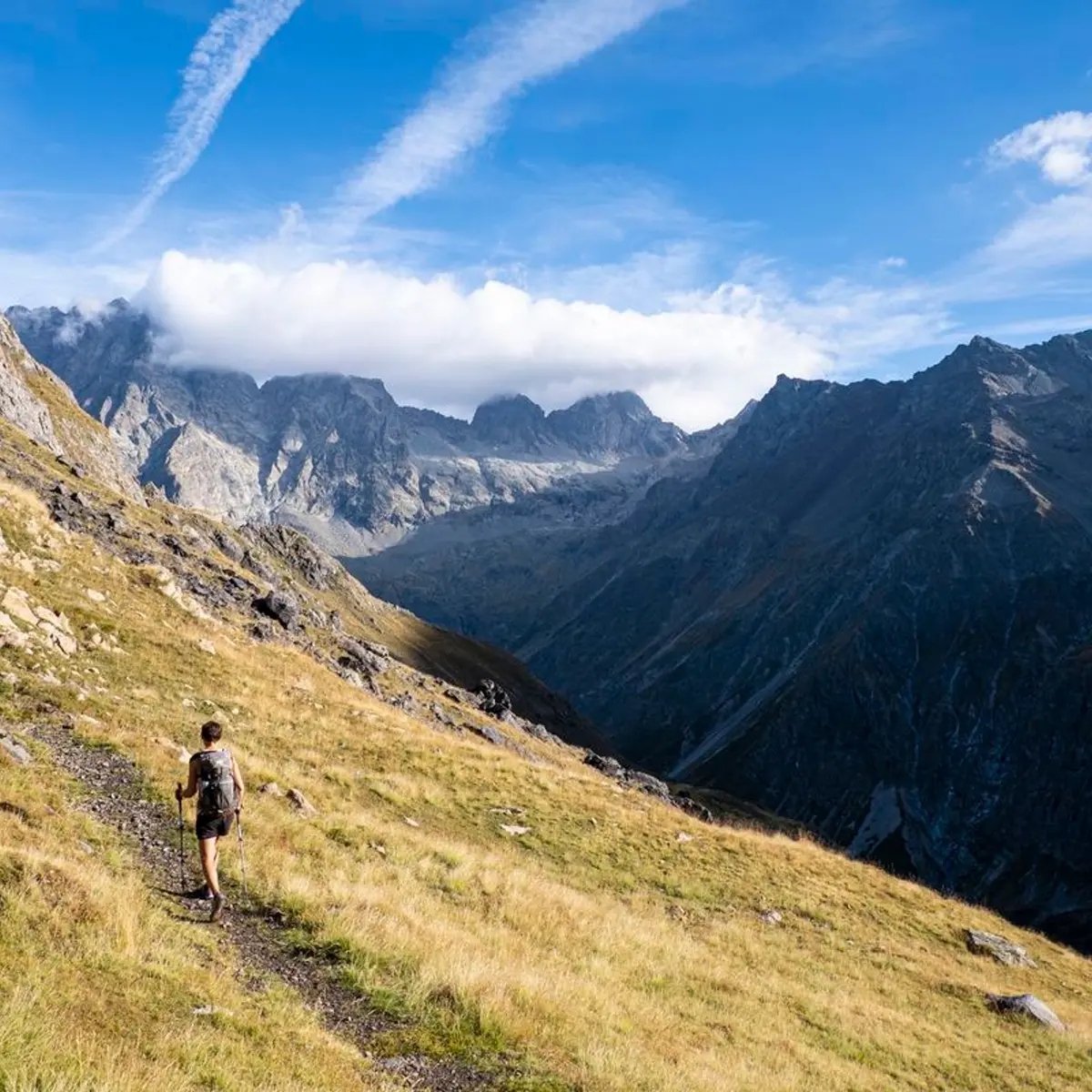 Montée au col du Cheval de bois