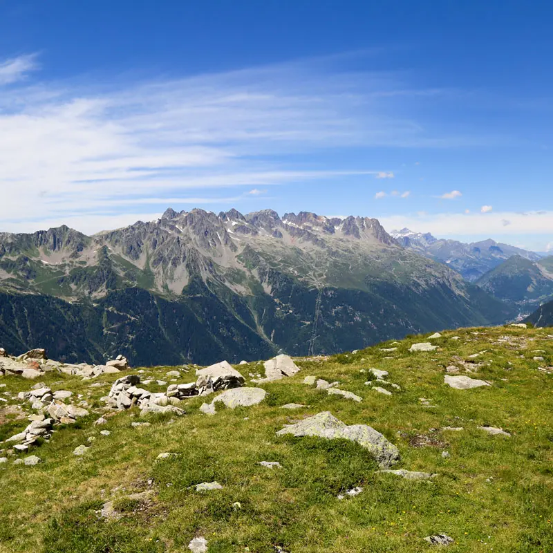Panorama depuis le Lac Bleu