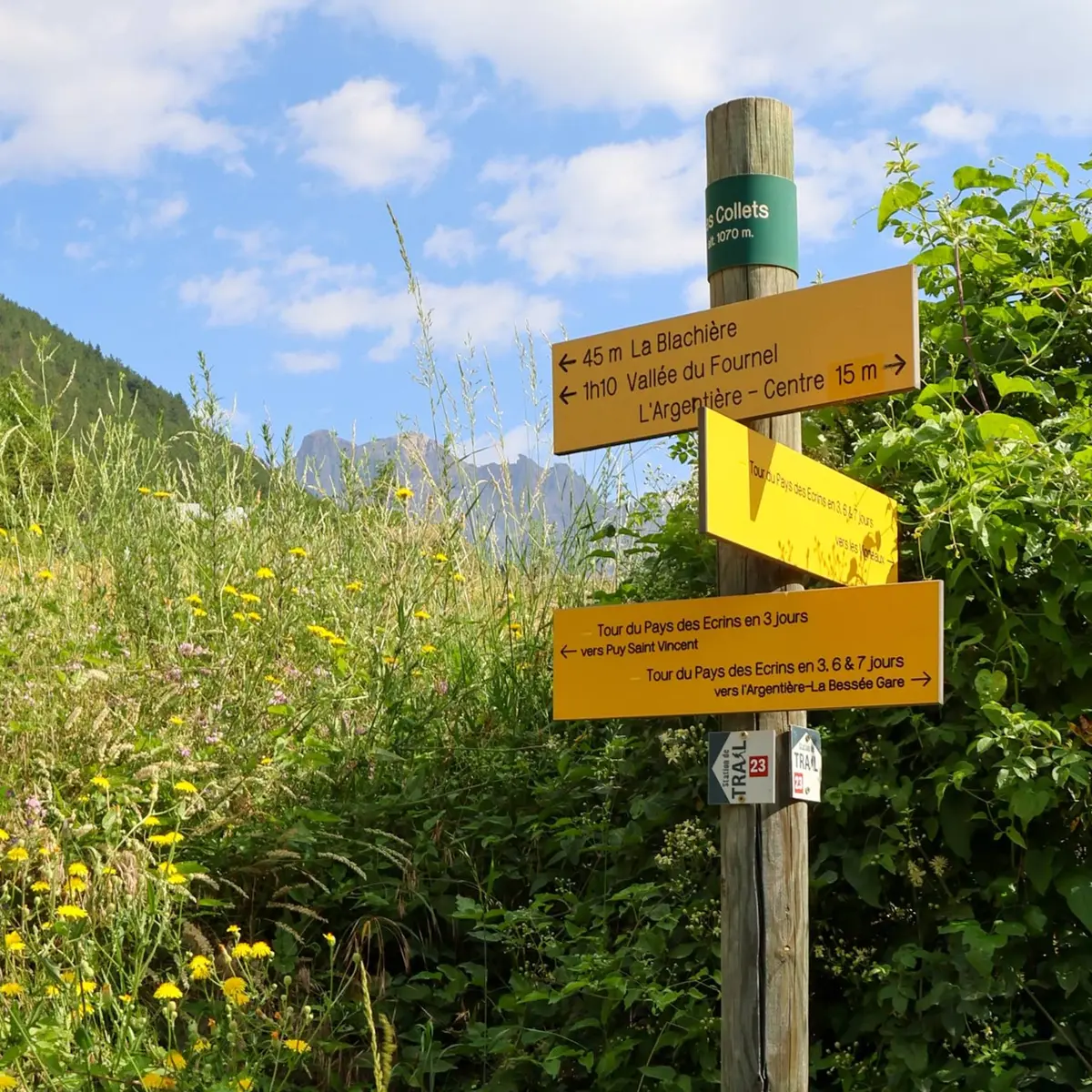 Panneaux Tour du Pays des Écrins