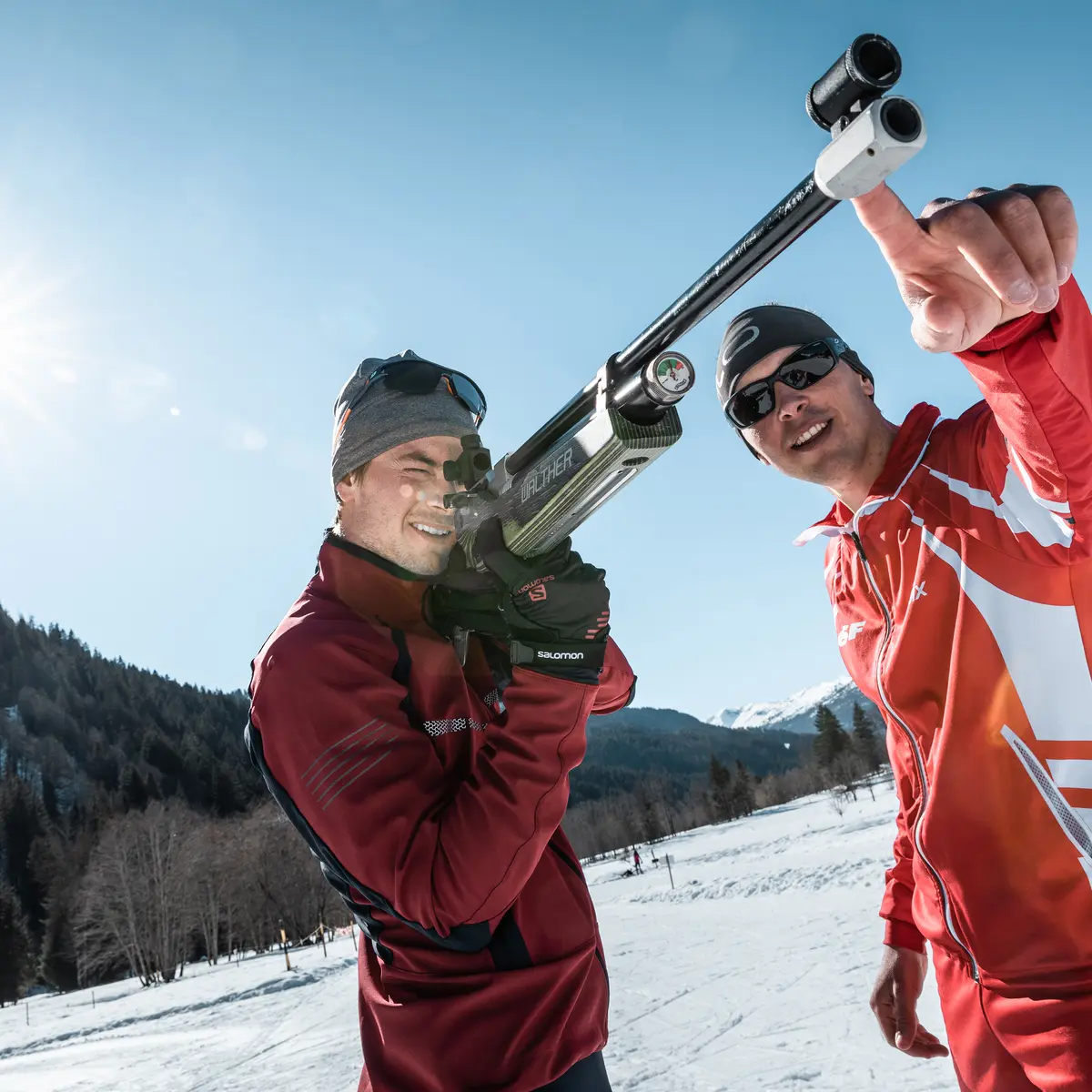 Biathlon cours privé le grand-bornand aravis