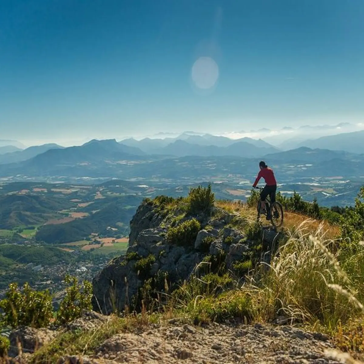 Depuis les hauteurs de la Montagne de Chabre