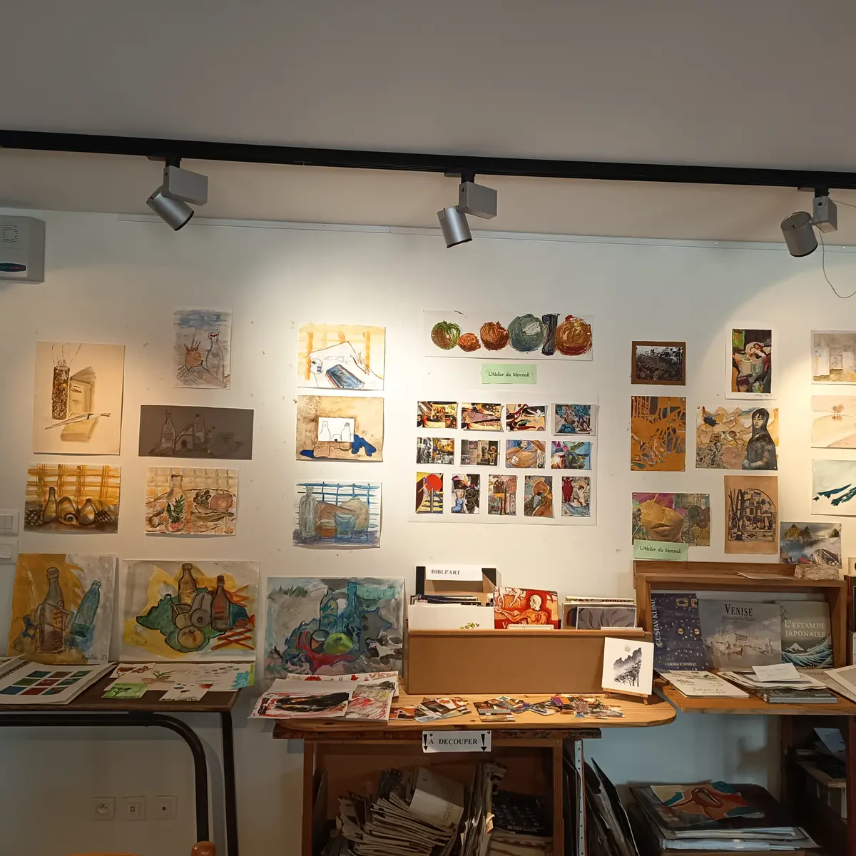 Atelier Confluences, les oeuvres des amis de Confluences