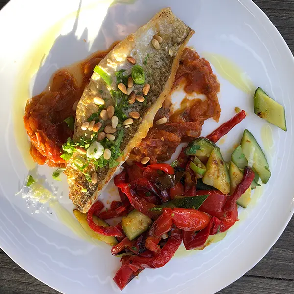 Plat de poisson chez Les Q Salés