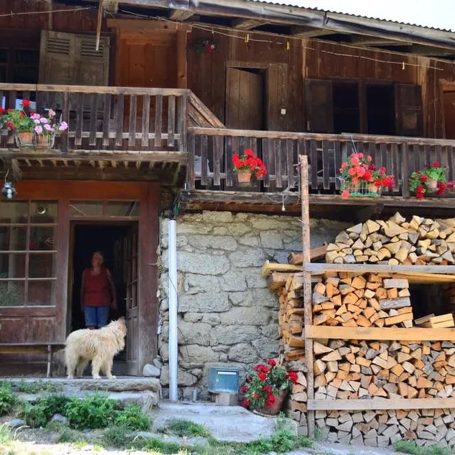 Devanture de la Ferme de l'Abérieux