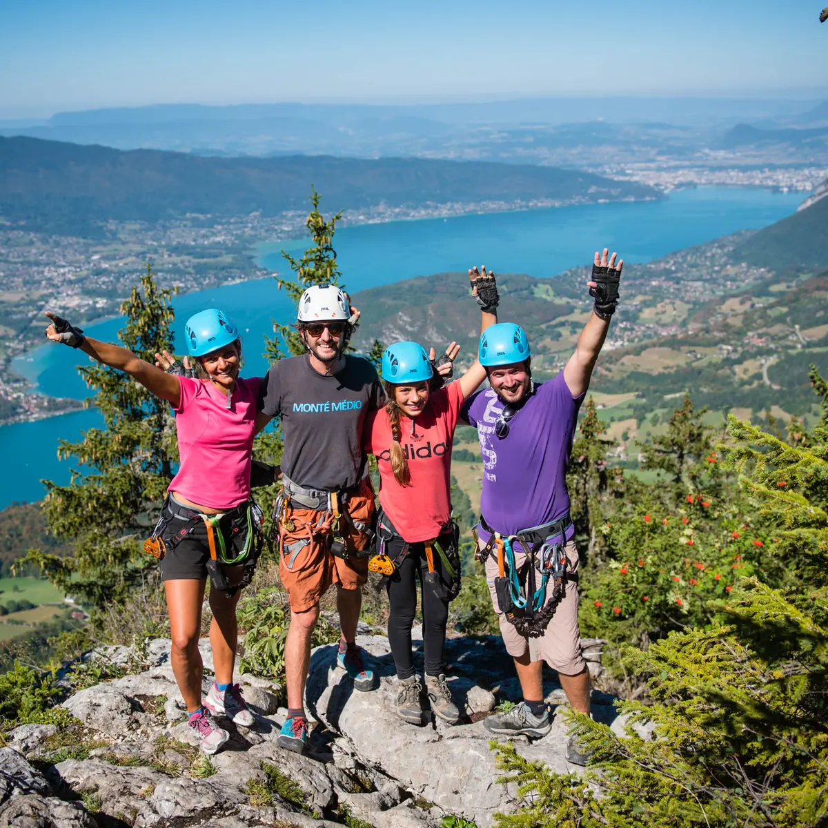 Via ferrata et Tyroliennes_Talloires-Montmin