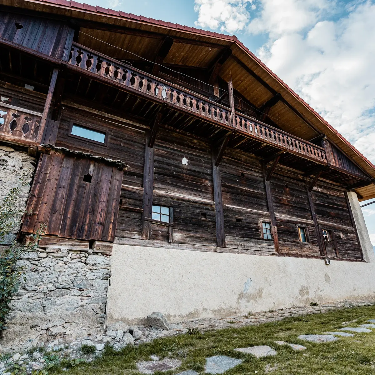 façade avant ferme à Isidore