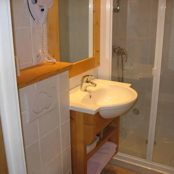 Salle de bain avec douche/Bathroom with a shower-Danay-Le Grand-Bornand