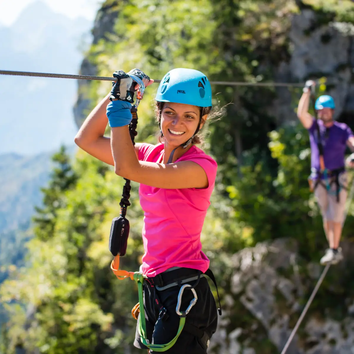Via ferrata et Tyroliennes_Talloires-Montmin