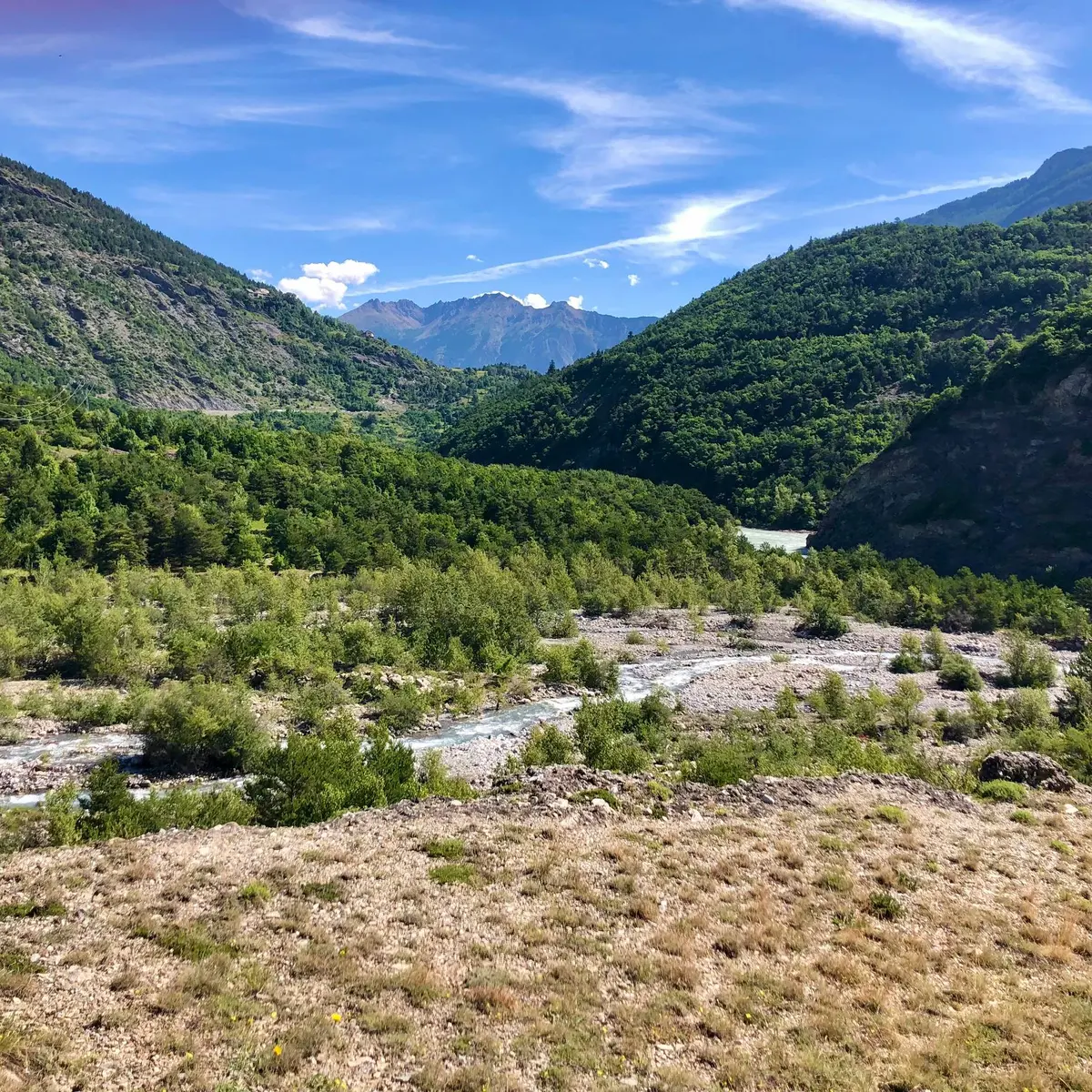 Confluence de la Durance et du Rabioux