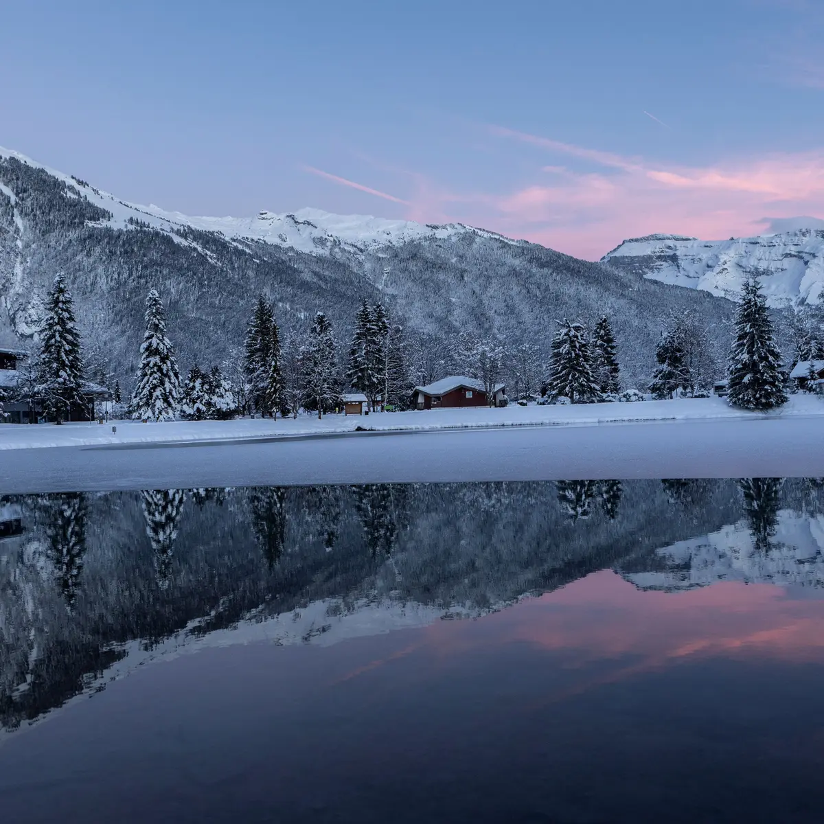 Lac aux dames en hiver