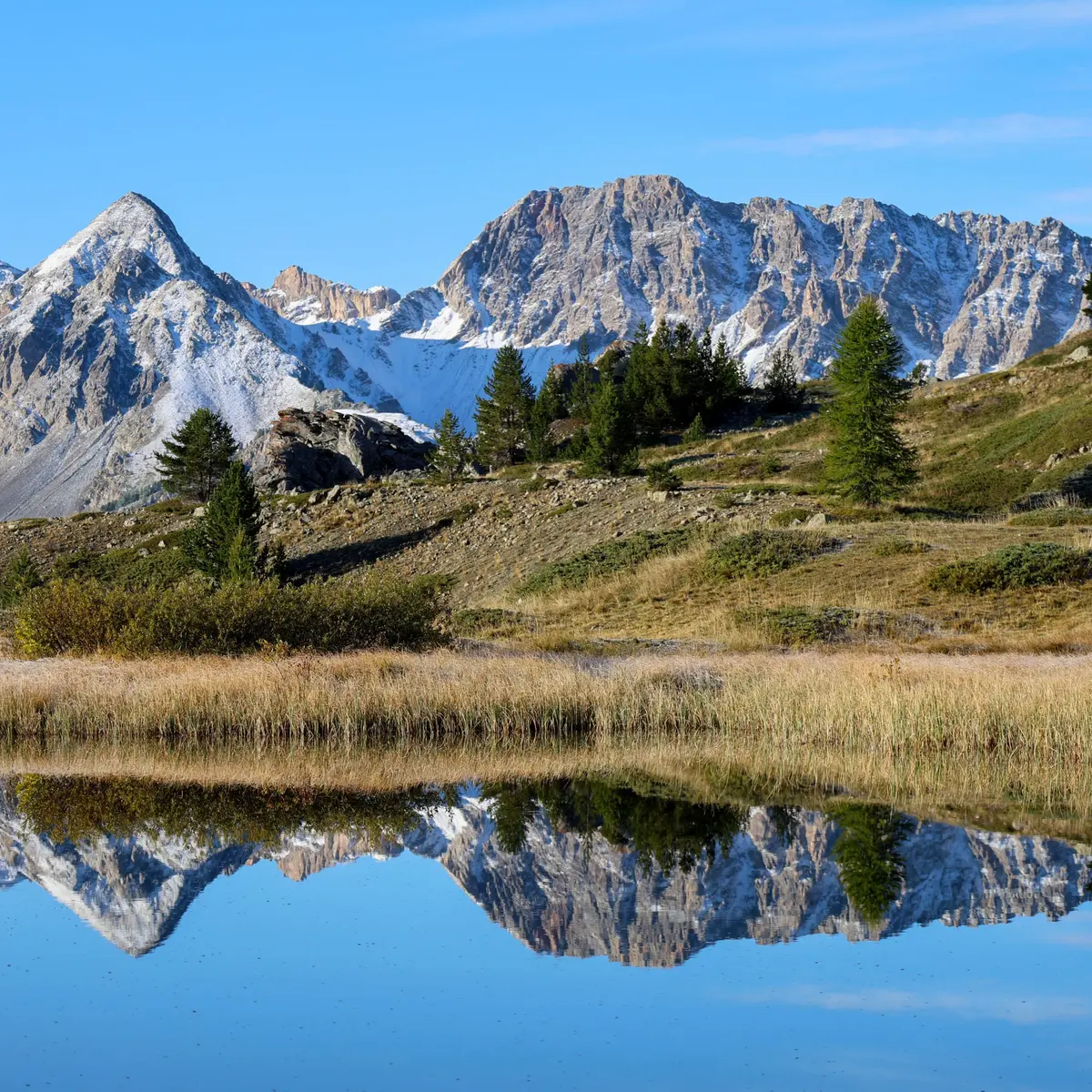 Point de vue depuis le lac des Sarrailles