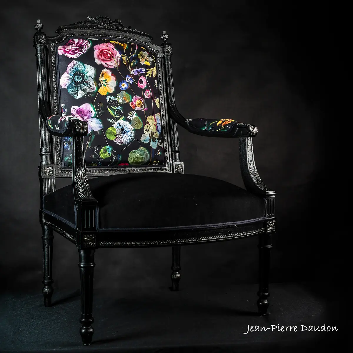 Fauteuil noir