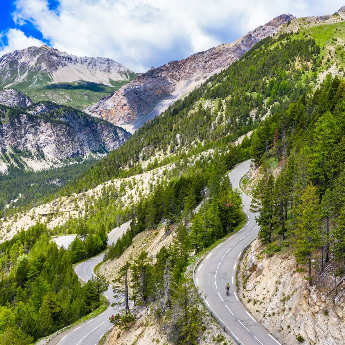 Montée du col d'izoard depuis Briançon