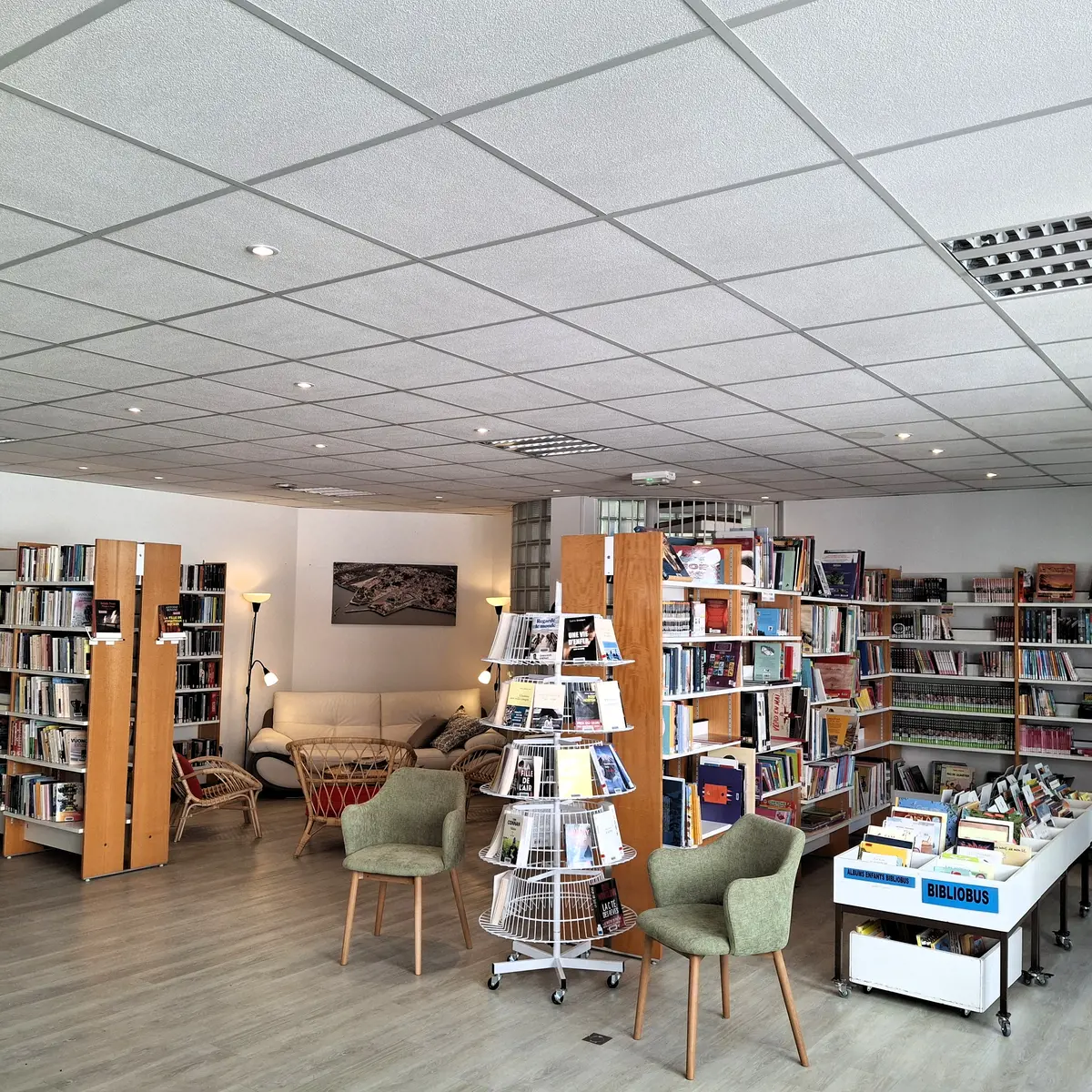 Intérieur de la Bibliothèque