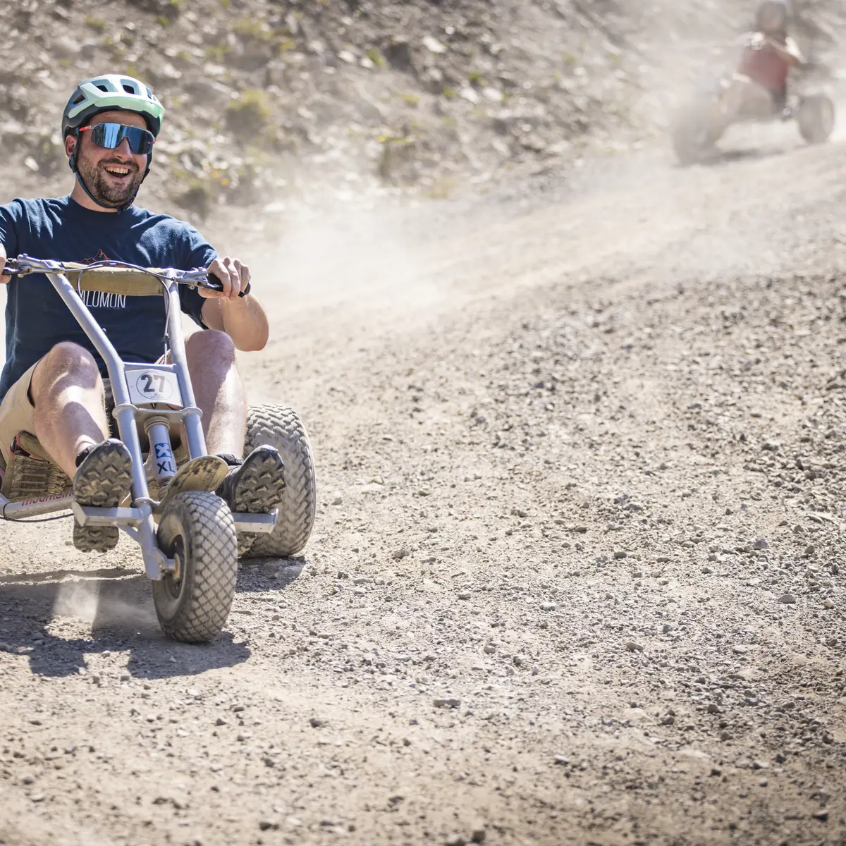 Descente en Mountain Kart