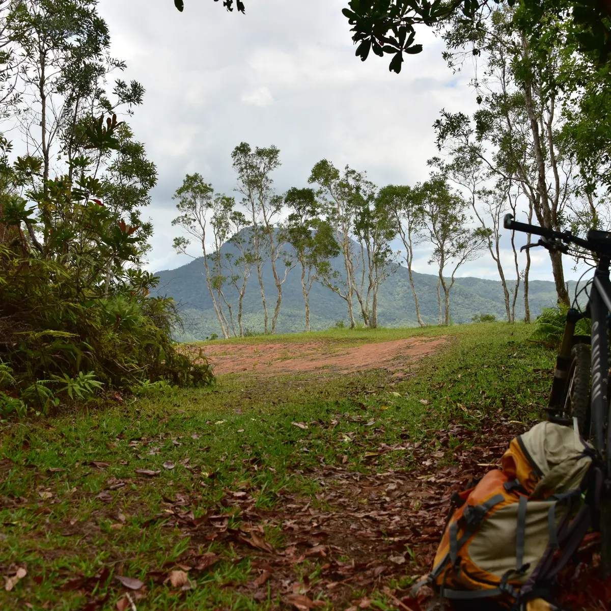 Sur la piste Panoramique ; point de vue vers Table Unio
