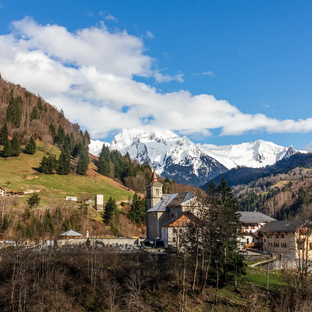 VIllage des Clefs, en Haute-Savoie