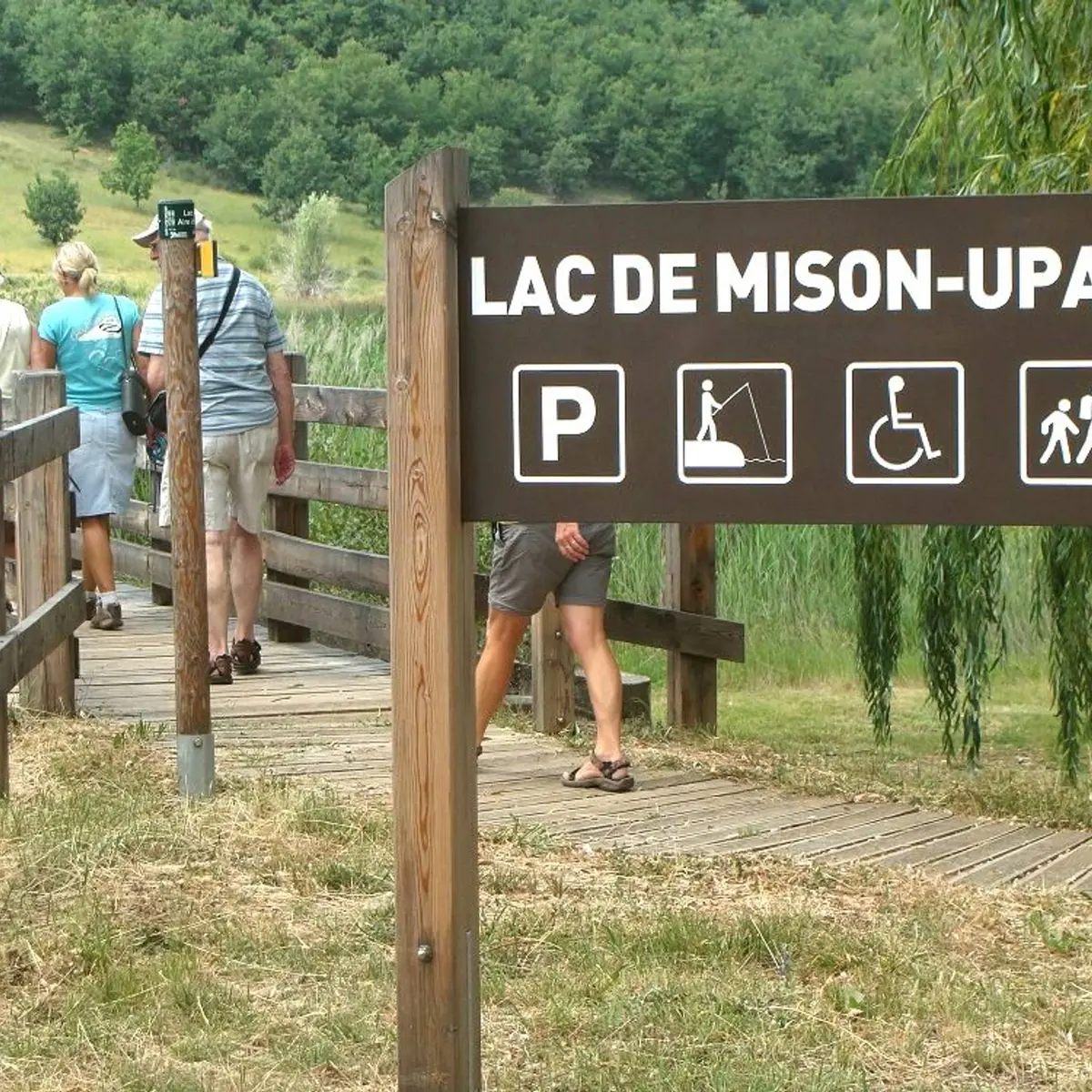Sur les rives du lac de Mison